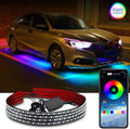 250 LEDs 16 Million Colors Waterproof Car Underglow Lights Pack of 2 X369006