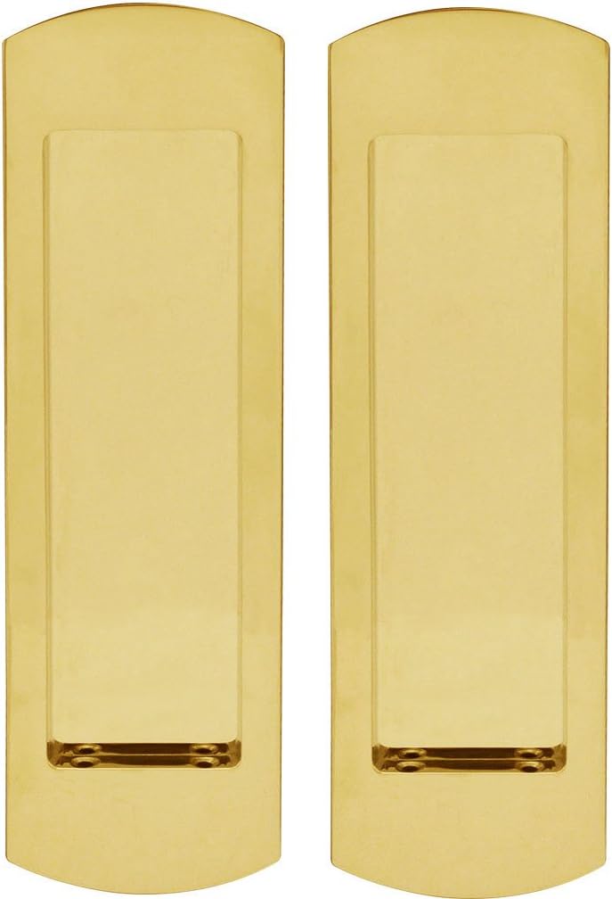 Aged Brass Pocket Door Dummy Trim W91148
