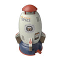 White Plastic Space Rocket Jet Sprinkler W500020