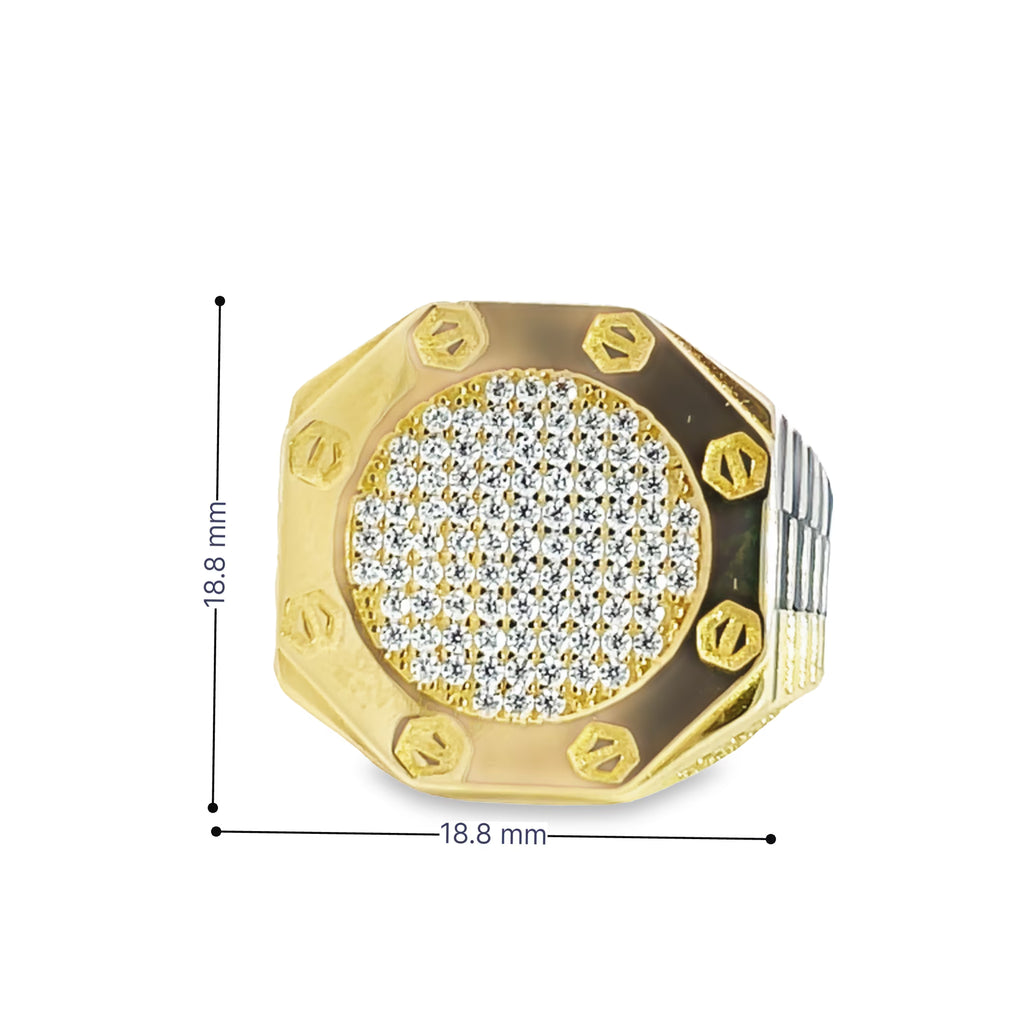 10K Gold CZ Ring O587862