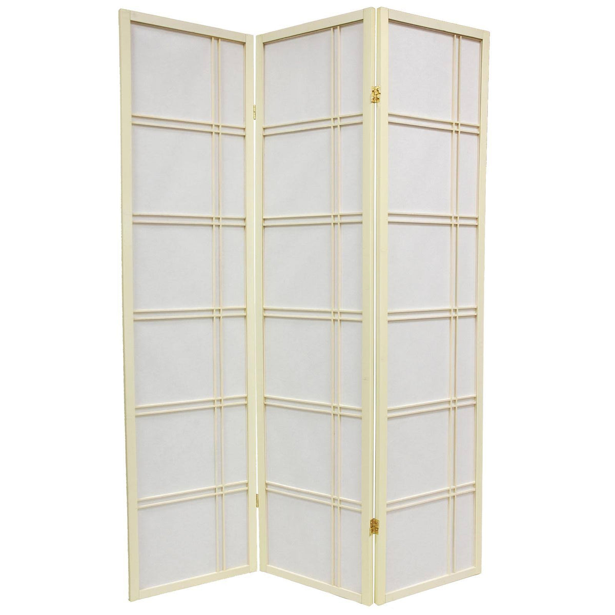 Ivory 5 Panel Shoji Screen L6210