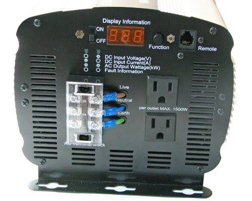 12V DC to 120V AC Power Inverter V4966