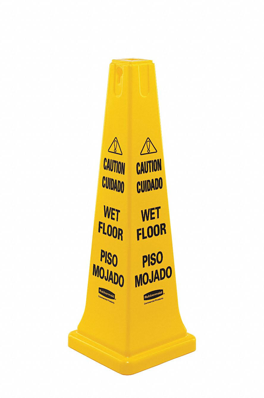 Wet Floor Yellow Safety Cone S753